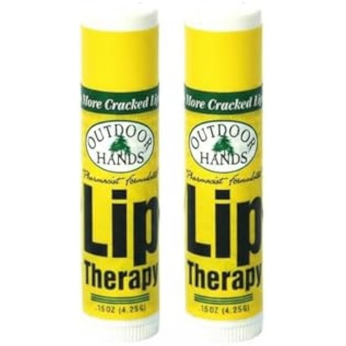 Outdoor Hands LIP THERAPY, SHEA BUTTER, COCONUT OIL & BLACKBERRY SEED OIL - 2PACK - Image 1